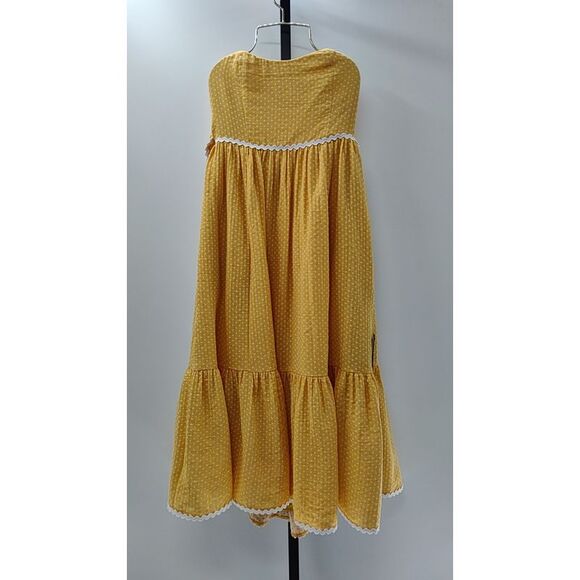 Lulus Dresses & Skirts - Lulus Yellow Basic Sleeved Dress XS